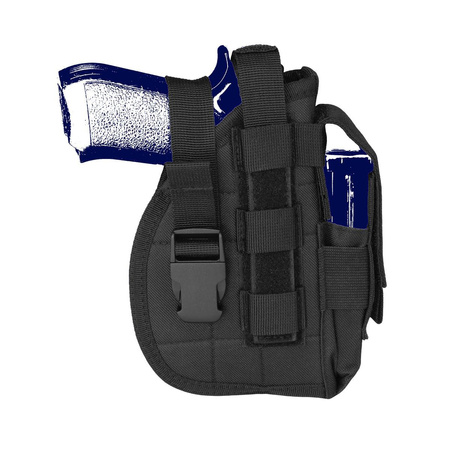 Kabura Pistoletowa Molle Camo M.G. Czarna