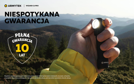 Latarka czołowa Armytek Wizard C2 Pro Magnet USB Warm