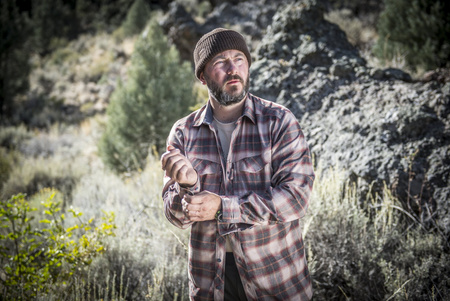 Czapka Merino Helikon WANDERER - Earth Brown